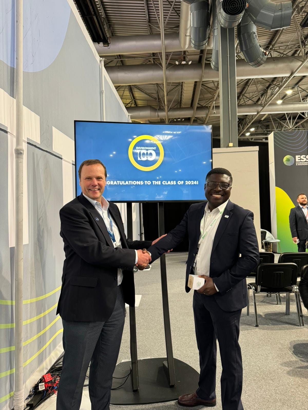 recognition in the prestigious ESS Environment 100