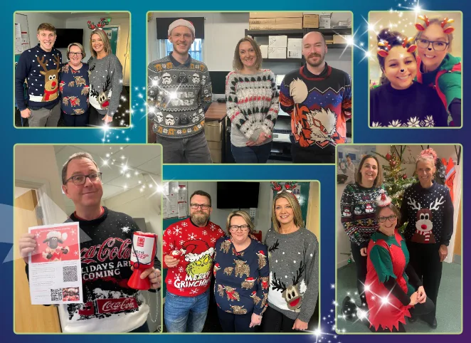 Christmas Jumper Day at Augean Group